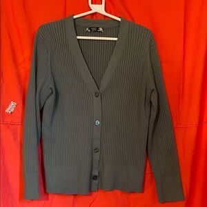 Women's Ribbed Cardigan Sweater CALIFORNIA VINTAGE